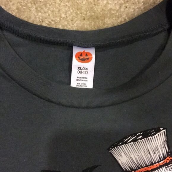 Kids XL (15-17) Halloween Glow in Dark T Shirt New - Picture 3 of 3
